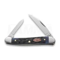 Case Cutlery Mini Copperhead Navy Blue Bone Pocket Knife 7062