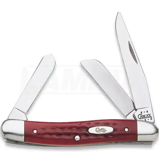 Case Cutlery Medium Stockman Red Jigged Bone Pocket Knife 786 3 Case Cutlery Medium Stockman Red Jigged Bone Pocket Knife 786