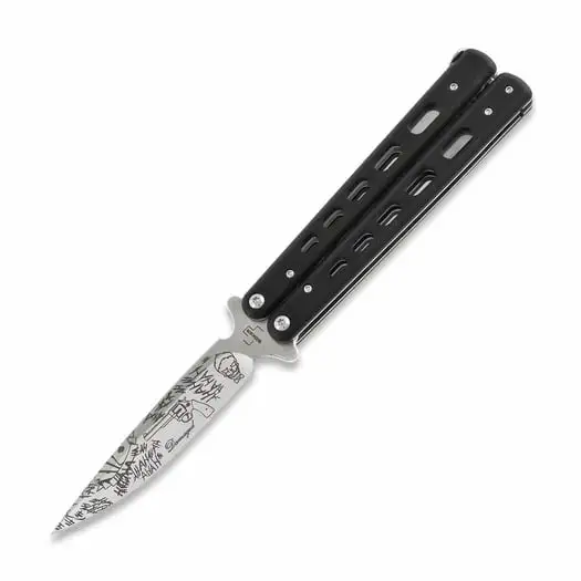 Böker Plus Large G10 Balisong Butterfly Knife, Joker 06EX012LS1 3 Böker Plus Large G10 Balisong Butterfly Knife, Joker 06EX012LS1