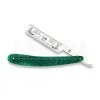 Hen & Rooster Folding Razor Green Bone
