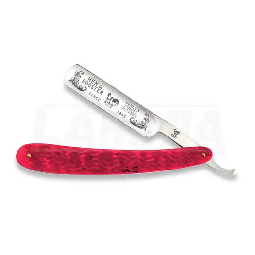 Hen & Rooster Folding Razor Red Bone 3 Hen & Rooster Folding Razor Red Bone